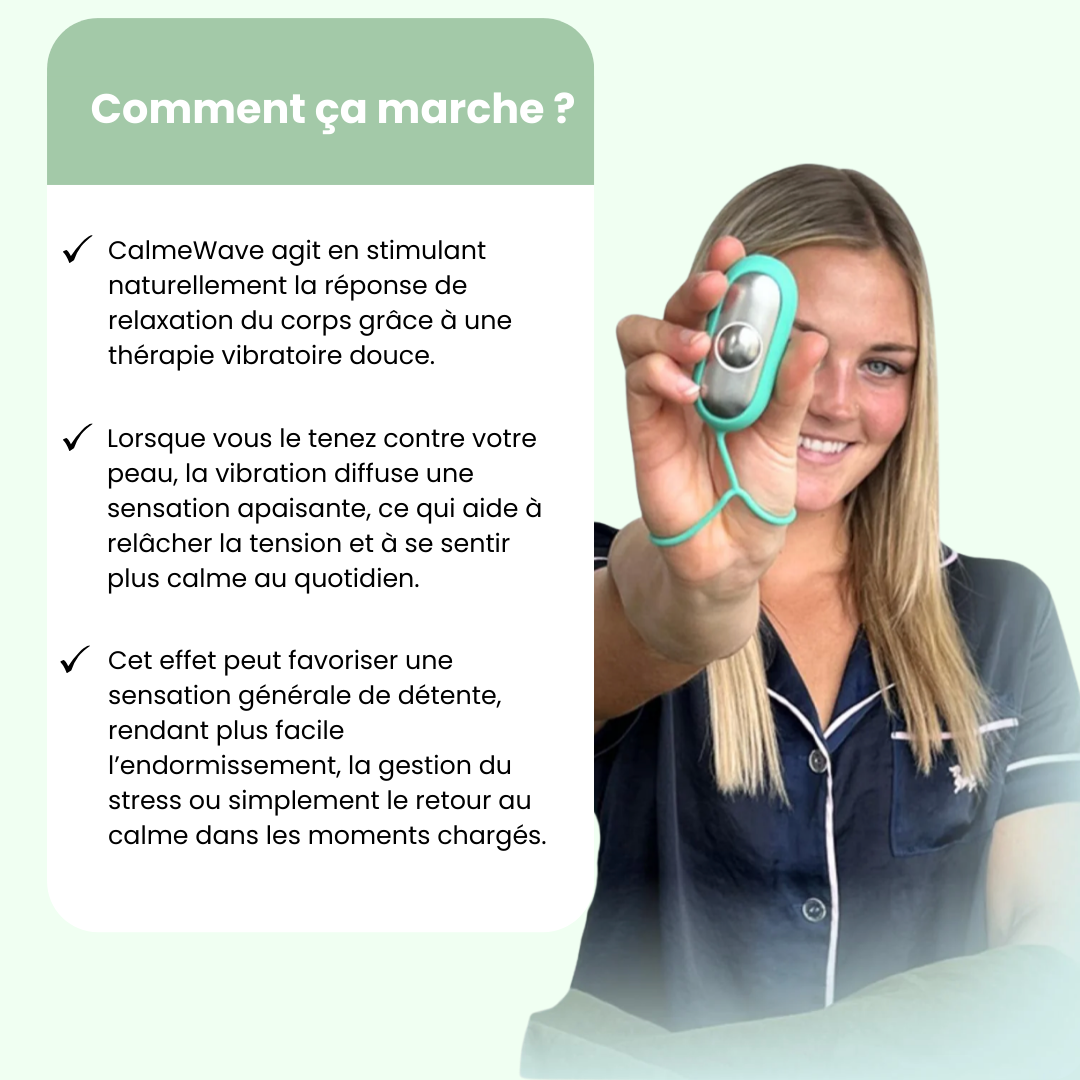 CalmeWave - Dispositif portable anti-stress