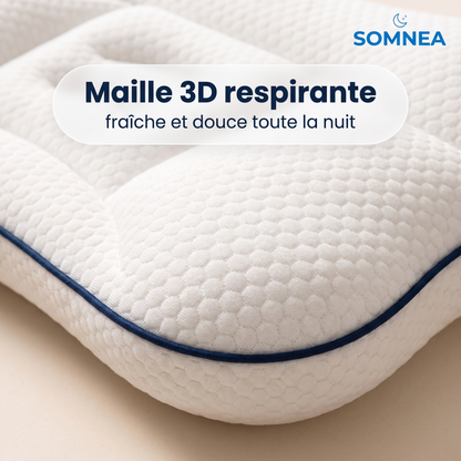 Maille 3D respirante de l'oreiller SOMNEA