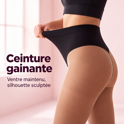 Sculptéa - Collant thermique sculptant effet peau nue