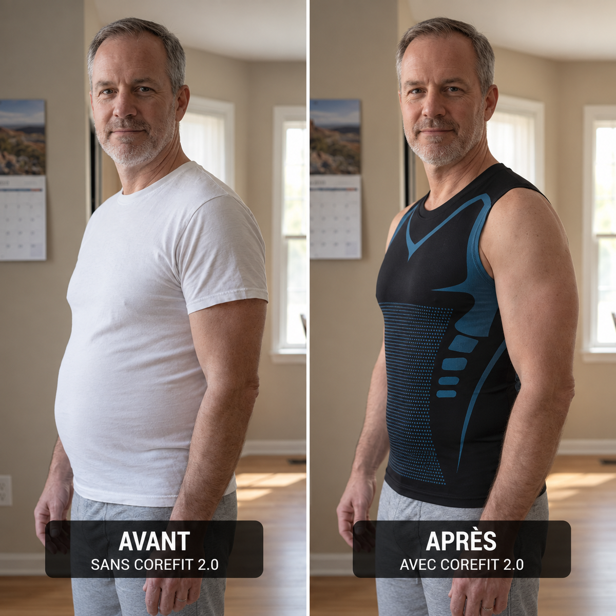 Débardeur gainant - CoreFit 2.0