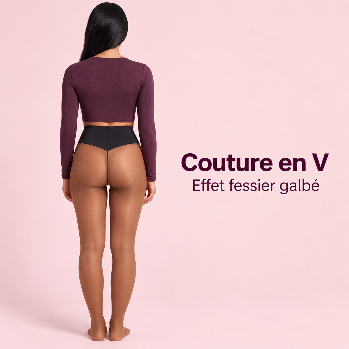Sculptéa - Collant thermique sculptant effet peau nue