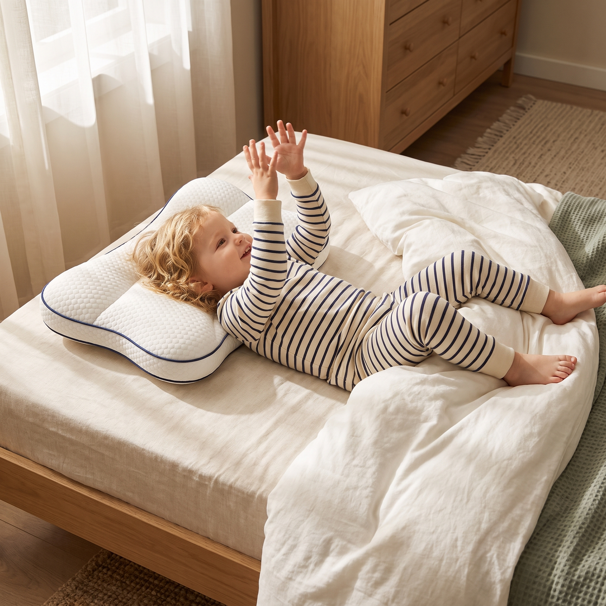 Enfant sur son oreiller SOMNEA